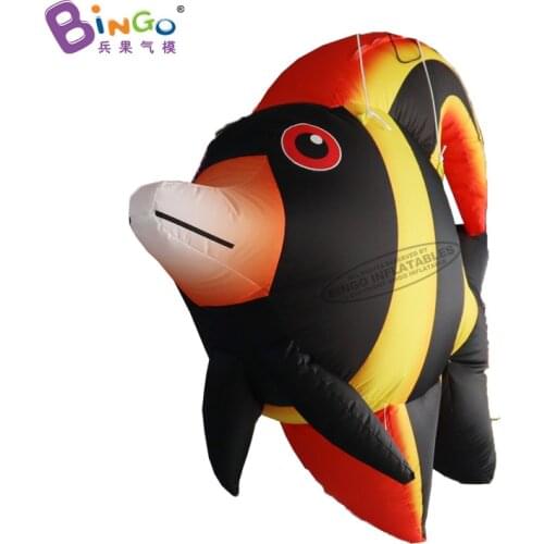 Customized 1.5m tropical fish inflatable / inflatable giant fish for decoration toys
