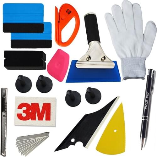 Professional Auto Car Window Tint Tools Kit Decals Wrap Application Squeegee