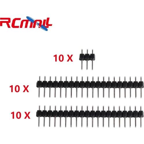 Pin Header Set for Raspberry Pi Pico 20pcs 20P 10Pcs 3P 2.54mm 0.1