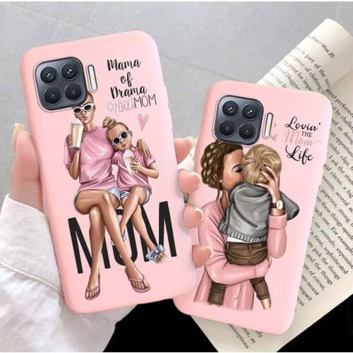 Realme X7 V5 V3 7 7i C17 C11 C12 C15 Case Mom Baby Case For Oppo Realme XT X2 6 5 X50 Pro X Lite Cover A31 A53 A93 2020 F17 Capa