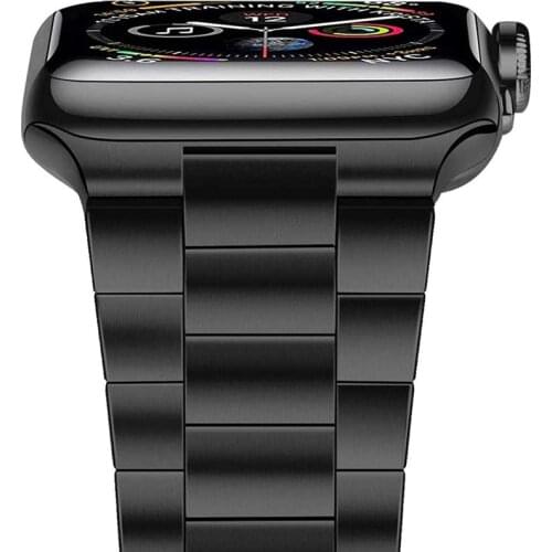 Solid Stainless Steel Wristband Replacement for Apple Watch Band 44mm 40mm 42mm 38mm New iWatch SE Series 6 5 4 3 Band Women Men