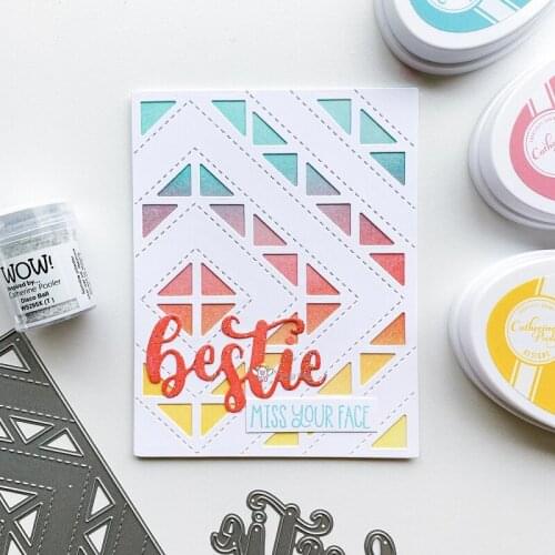 Mmao Crafts Metal Steel Cutting Dies Irregular diamond frame Stencil For DIY Scrapbooking Paper/photo Cards Embossing Dies