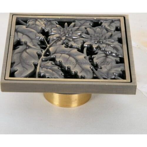Shower Drain 10*10cm Floor Drain Bathroom Drain Building Material Square Water Drain Bathroom Accessories Bhr052