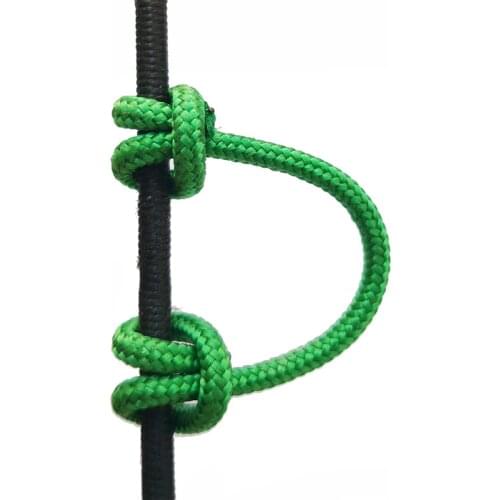 18 Meter Compound Bow D Ring Rope Adjustable Release Thread 65.5ft Black Red Green Yellow Blue Archery Hunting Shooting D Loop