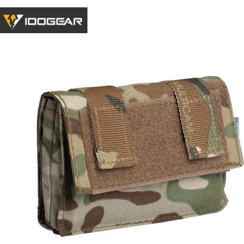 IDOGEAR Tactical FAST Helmet Utility Pouch Removable Rear Pouch NVG Counterweight Battery Pouch 3549