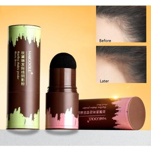 Water Proof hair line powder in hair color Edge control Hair Line Shadow Makeup Hair Concealer Root Cover Up Unisex Instantly