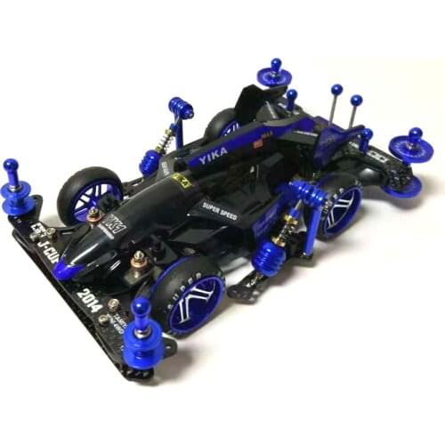 YANGKAI 1/32 Scale Suspension Mini 4WD Car Model With Upgrade Spare Parts Set
