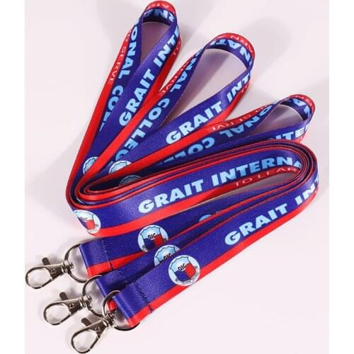 100pcs OEM lanyard, polyester lanyard, promotional lanyard, mobile phone lanyard; customized lanyard ly35