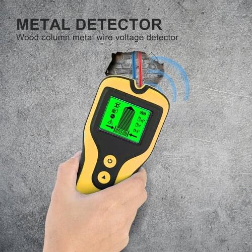 3 In 1 Metal Detector Sensor Wall Scanner Pipe Wire Detector Electronic Locator Wood Joist Wall Pipe Finder Accessories
