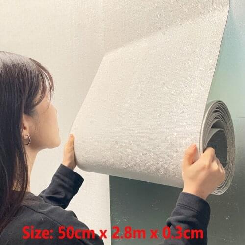 3D Three-dimensional Brick Pattern Wall Stickers Household Renovation Thickened Anti-collision Self-adhesive Paper