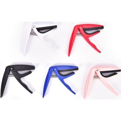 Guitar Accessories Plastic Guitar Tuner Clamp Professional Key Trigger Capo for Acoustic Electric Musical Instruments