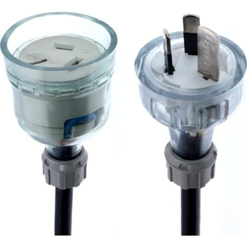 Australia 3pin Extension Power Cord, AU SAA Female to Male Power line Cable,Australia Power Wire,IP44,1.5mm wire gauge 15A