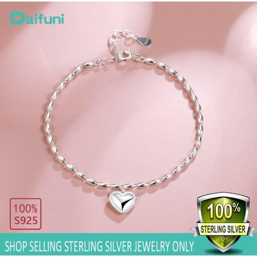 Stringing beads Bracelet with Heart Charm and Toggle Clasp Closure, Link Bracelet Trendy Oval Chain Love Bracelet Jewelry Gift