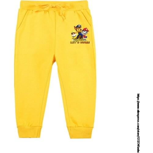 Hot Sale Teenagers Pants Paw Patrol Boys Girls Casual Sport Pants Jogging Enfant Garcon Kids Children Trousers For 18M-8Year