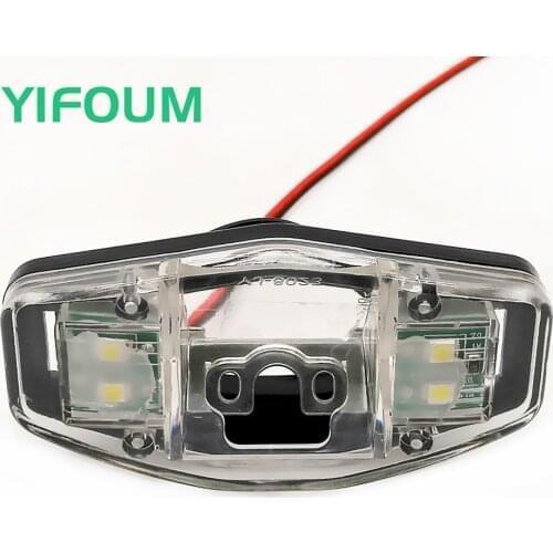 YIFOUM Car Rear View Camera Bracket License Plate Lights Housing Mount For Honda Accord Odyssey Pilot Acura TSX Civic EK FD