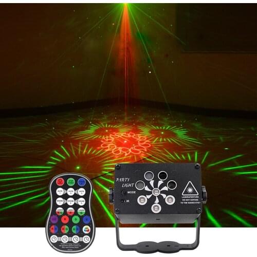 240 Patterns Mini RGB Disco Light DJ LED Laser Projector Lamp USB Stage Party DJ Lamp for Christmas Halloween Birthday Wedding