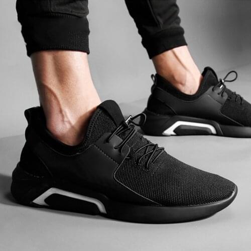 Weweya 2019 New Breathable Comfortable Mesh Men Shoes Casual Lightweight Walking Male Sneakers Elastic Tenis Feminino Footwear
