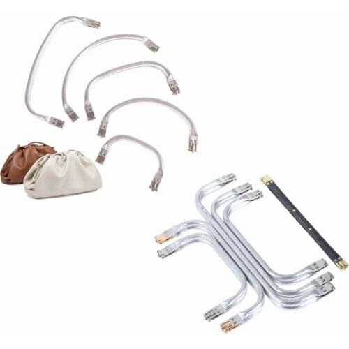 16-30cm Bag Frame For Purse Doctor Purse Frame Metal Aluminium Tube Frame Bag Handle Accessories Clutch Bag Parts