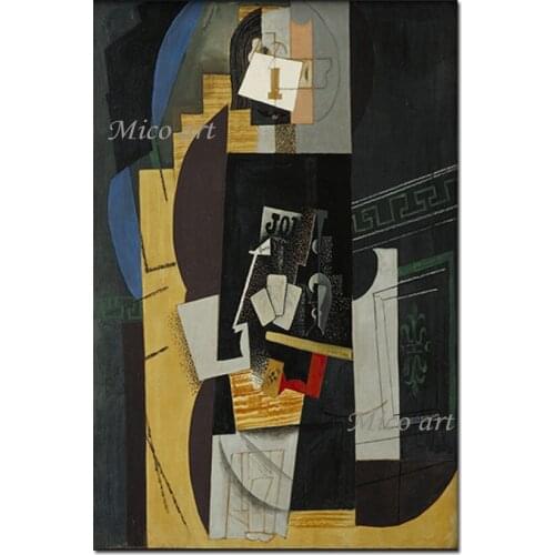 Modern Home Living Room Decorative Item Abstract Famous Picasso Oil Painting Reproduction No Frame Wall Hangings Canvas Wall Art