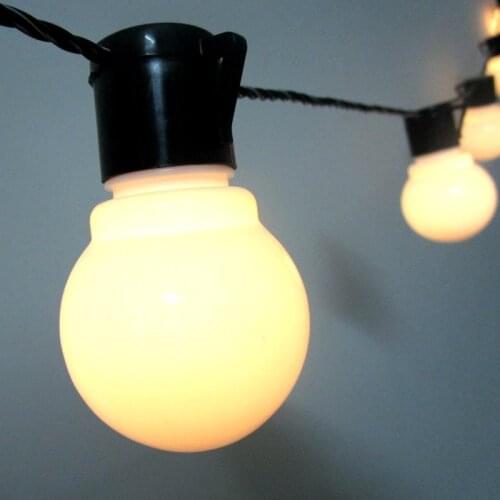 20 Pieces Christmas Ball LED String Night Light Chains Holiday Lighting Decoration Luminaria EU/US/UK Plug Battery String Lamp