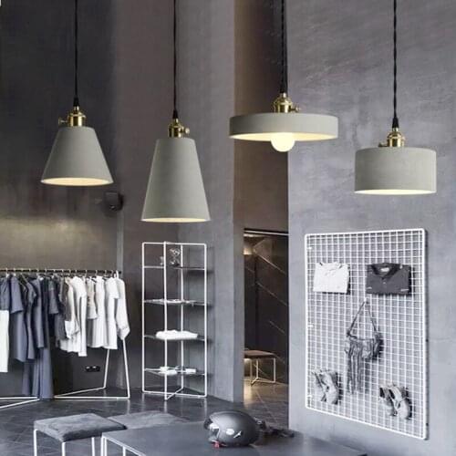 Vintage pendant lights loft lamp avize nordic hanglamp restaurant kitchen light suspension luminaire home industrial lighting