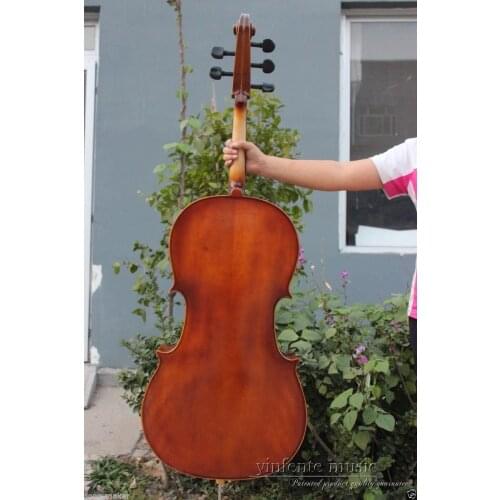 Yinfente Cello 4/4 5 string cello Maple Spruce wood Sweet Sound Ebony Fittings