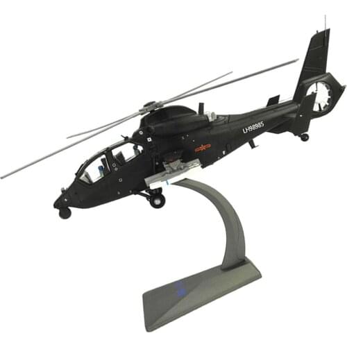 1:48 Simulation Alloy Helicopter Model WZ-19 For Gift Or Collection