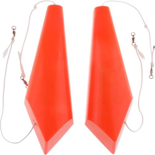 1 Pair Plastic Splashing Float Left & Right Trolling Accessory Side Planer Diveboard