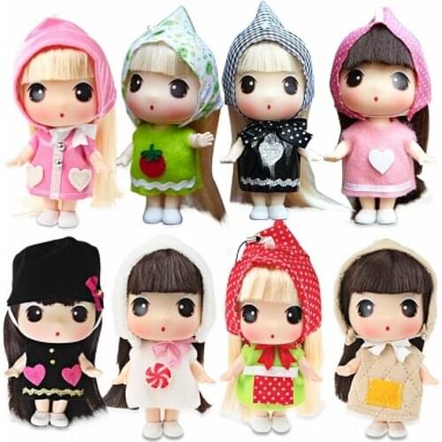 3pcs/Lot Original 11cm Mini Super cute Korean ddung confused doll for Phone&bag &car key &pendant jewelry Toys and Gifts