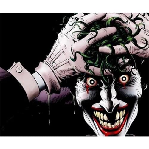 5D Diy Full Square Round Diamond painting Cartoon Movie poster 3d Embroidery "The Joker" cross stitch Mosaic Home Decor Art
