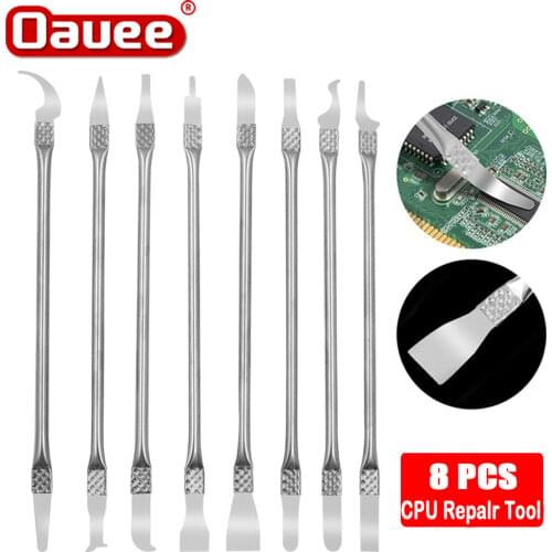 8 in 1 Repair Thin Tools Set IC Chip CPU Metal Remover Burin To Remove For Mobile Phone Computer CPU NAND IC Chip Repair