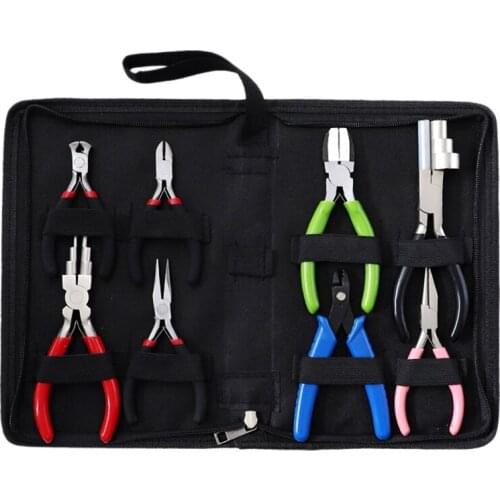 9Pcs Jewelry Making Pliers Tools, Mini Jewelry Making Pliers, Jewelry Making Tools, Suitable for Jewelry Making Supplies