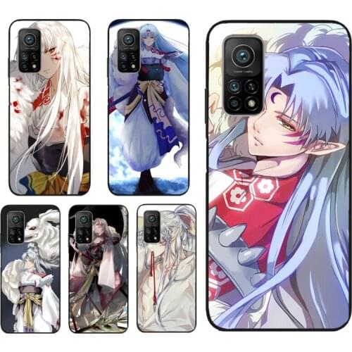 Sesshoumaru Inuyasha Phone Case For Xiaomi Mi 10T Pro 11 Lite Ultra Mi A3 Note 10 POCO X3 M3 Pro F1 F2 F3 Cover