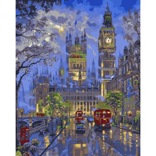 Digital coloring by numbers diy home decoration paint on canvas gift craft picture oil painting by numbers LXZ26
