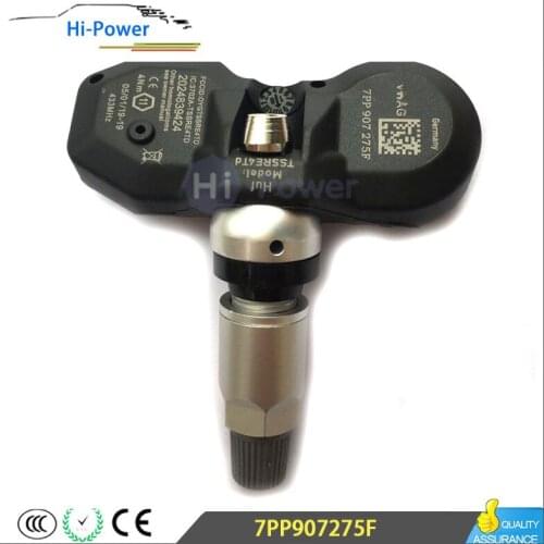 433MHZ 7PP907275F Tire Pressure Sensor For Volkswagen Audi A6 Q7 R8 RS4 S4 S6 Porsche TPMS 4F0907275 4F0907275B