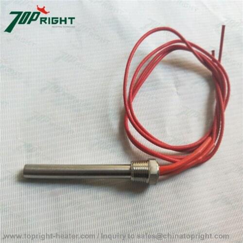 Cartridge heater tube dia:8mm length:90mm M12x1.5NPT thread