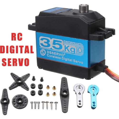 DS3225 SG 25kg Metal Steering Gear Digital Servo For RC Car Helicopter Robot High Speed Machinery Accessories