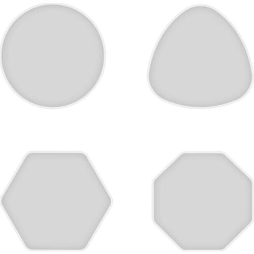 Resin DIY Coaster Molds,4PCS Resin Coaster Molds for Epoxy Resin Crafts Coasters Resin Casting Mould for Home Decoration