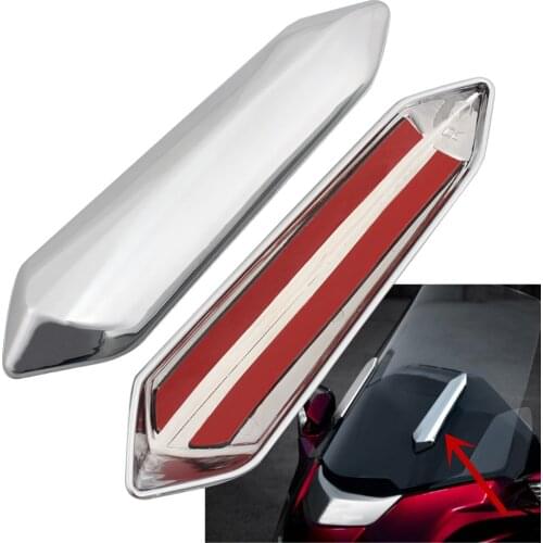 Motorcycle Chrome Fairing Windshield Strut Covers Trim For Honda Gold Wing 1800 GL1800 2018-2020 Models