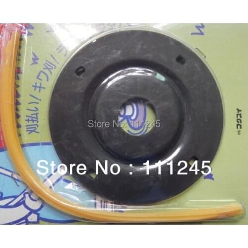 GRASS TRIMMER HEAD METAL CENTRAL HOLE DIA. 25.4 mm 2 SQUARE LINE 2.4mm x 24cm FREE SHIPPING NEW CHEAP TRIMMER STRING HEAD PART