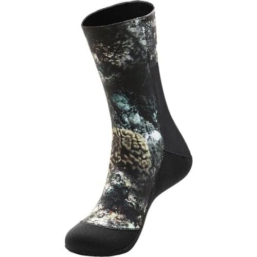 Diving Socks 3MM/5MM Neoprene Diving Socks For Men And Women Camouflage Beach Socks To Prevent Scratching Snorkeling Socks