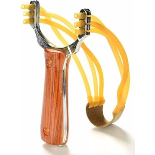 New Outdoos Professional Slingshot High Quality Shooting Aluminum Slingshot Camouflage Bow Anti-fall Outdoor Game Tool 2020