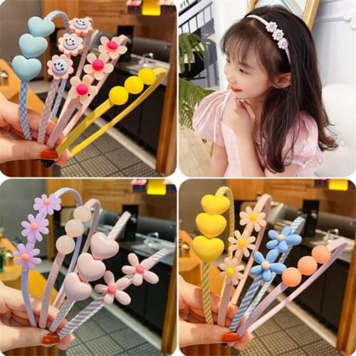 13 Kinds Cute Flower Hair Band For Girls Child Hair Clip Princess Handmade Hairbands Headband Gifts Headwear Hair Accessories