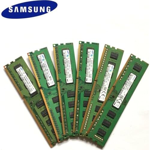 Samsung DDR3 2GB 4GB 8GB PC3 PC3L 8500U 10600U 12800U DDR3 2G 4G 8G 1066 1333 1600 MHZ Desktop RAM Desktop memory