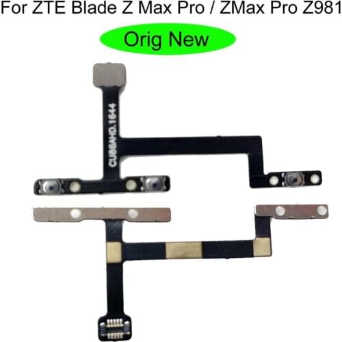 Shyueda Original New For ZTE Blade Z Max Pro / ZMax Pro Z981 On / Off Power Volume Mute Lock Switch Button Flex Cable