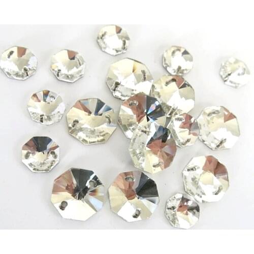 Octangle стразы Sew On Rhinestones Flatback Sewing Rhinestones Glass Crystal Sew-on Rhinestones For Wedding Dress B1128