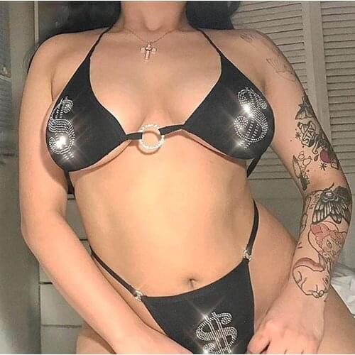 The third Goddess Black Swimwear