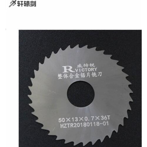 Carbide Saw blade 5pcs 50x3.7x12.7x16T H7 Non-standard custom Tungsten steel circular saw blades for industrial processing