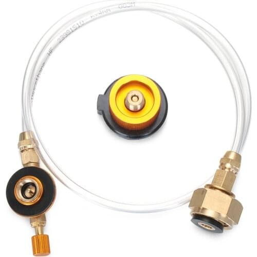 Outdoor Gas Stove Camping Stove Propane Refill Adapter Burner LPG Flat Cylinder Tank Coupler Bottle Adapter Save
