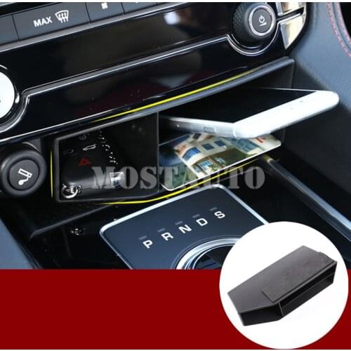 For Jaguar F-Pace X761 Inner Center Console Multifunction Storage Box 2016-2019 1pcs Car Accessories Interior Car Decor Car Trim